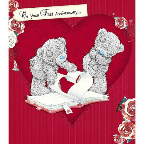 1st Anniversary Me to You Bear Card £1.89
